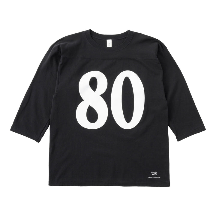 ジャジースポート|80フットボールTシャツ(BLK)