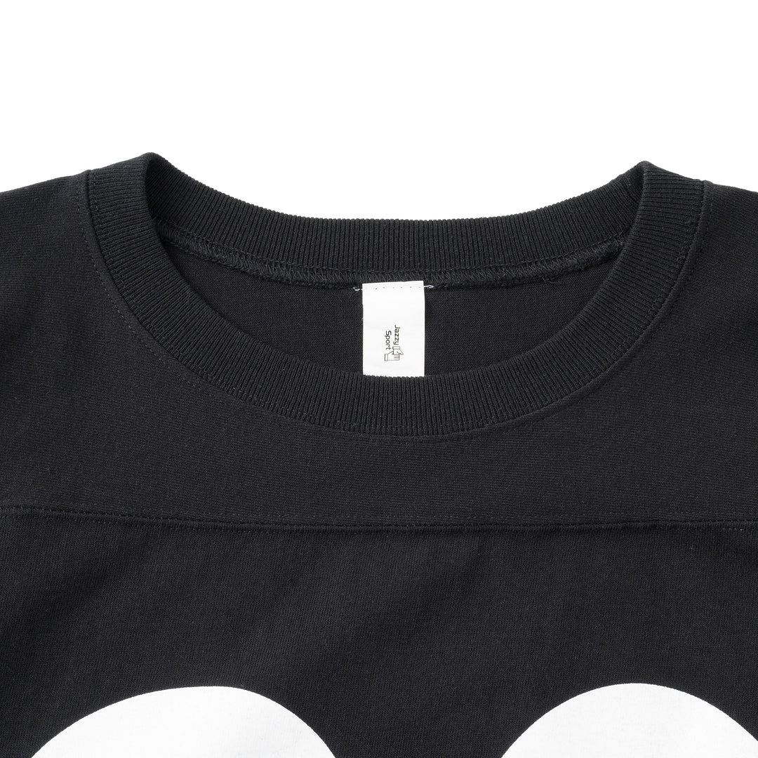 ジャジースポート|80フットボールTシャツ(BLK)