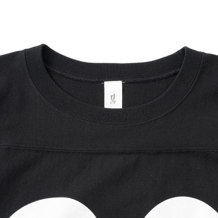 ジャジースポート|80フットボールTシャツ(BLK)