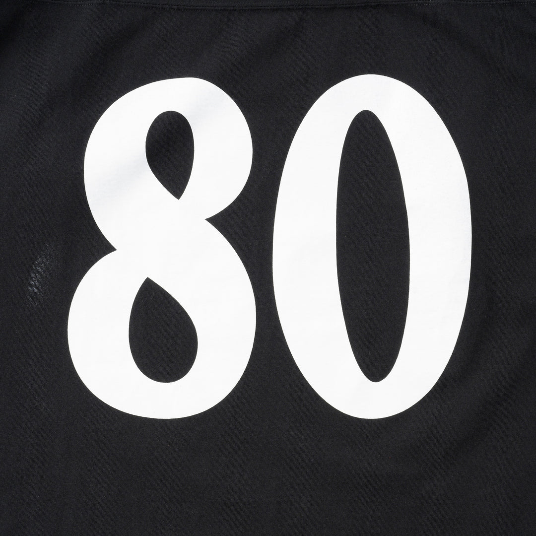 ジャジースポート|80フットボールTシャツ(BLK)