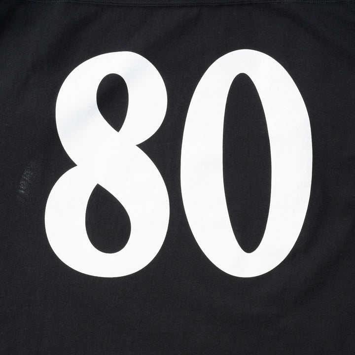 ジャジースポート|80フットボールTシャツ(BLK)