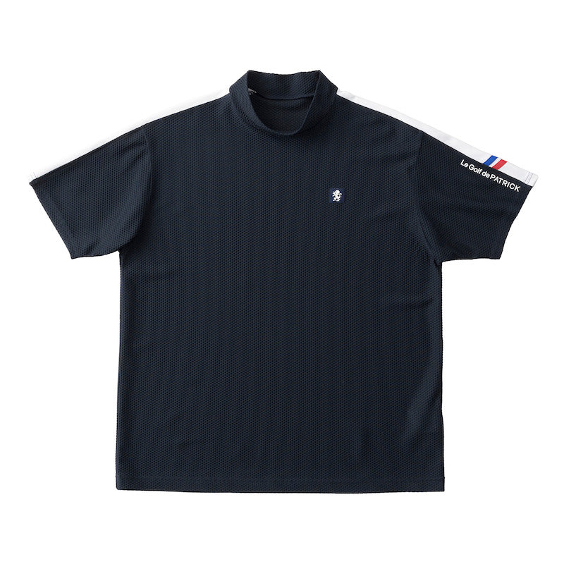 ゴルフ|M プラスリッチメッシュモックネック(NVY)