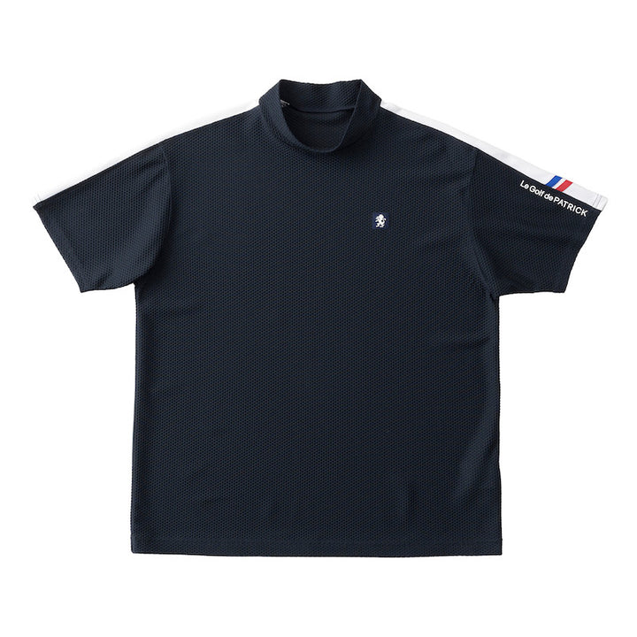 ゴルフ|M プラスリッチメッシュモックネック(NVY)