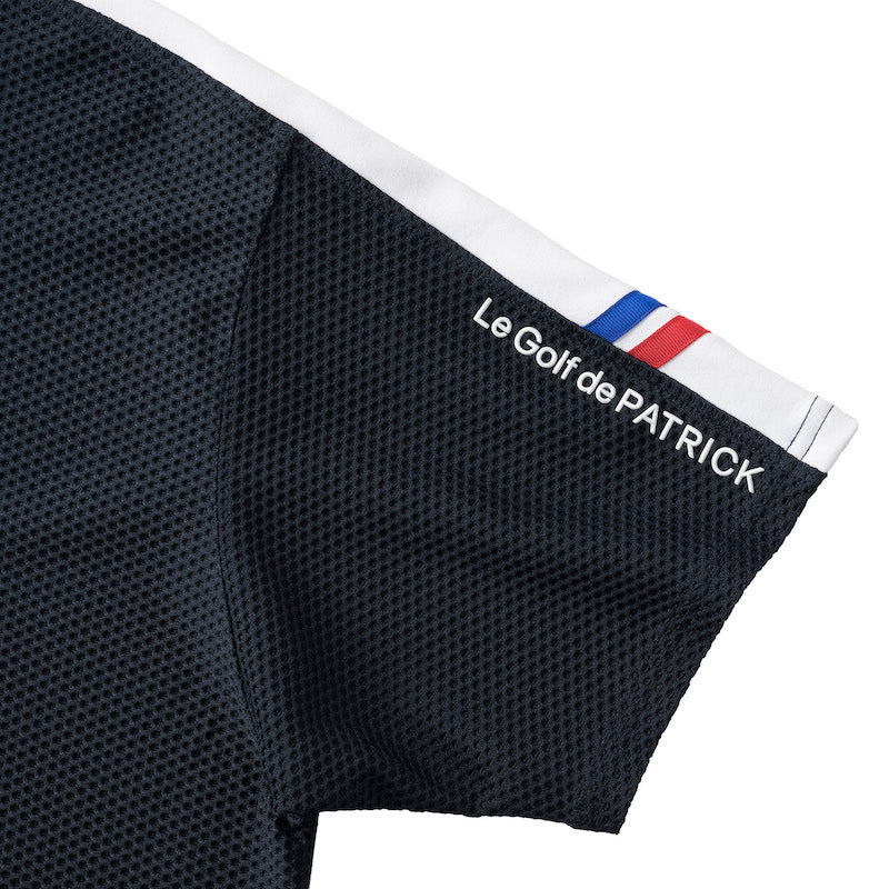 ゴルフ|M プラスリッチメッシュモックネック(NVY)