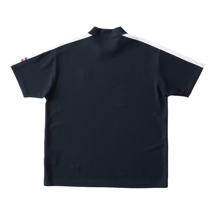 ゴルフ|M プラスリッチメッシュモックネック(NVY)