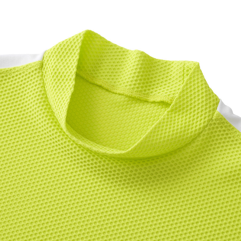 ゴルフ|メンズ|プラスリッチメッシュモックネック(YLW)