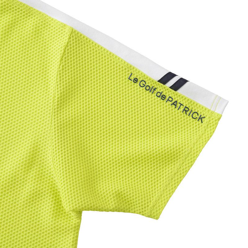 ゴルフ|メンズ|プラスリッチメッシュモックネック(YLW)