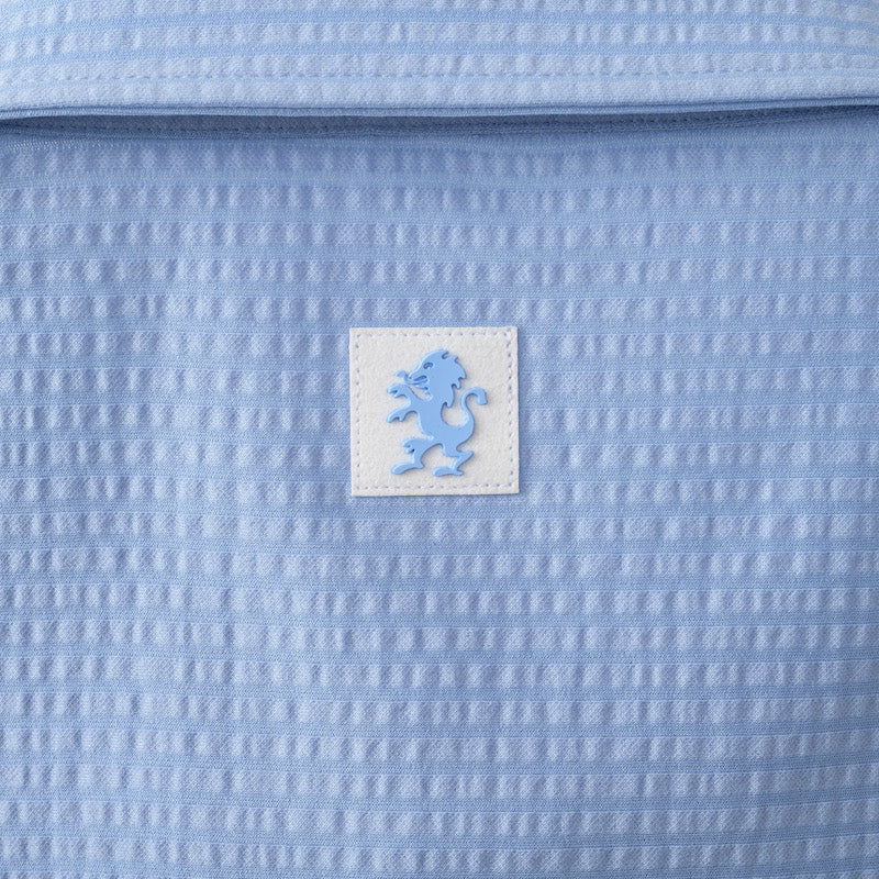 ゴルフ|メンズ|シアサッカーポロシャツ(SAX)