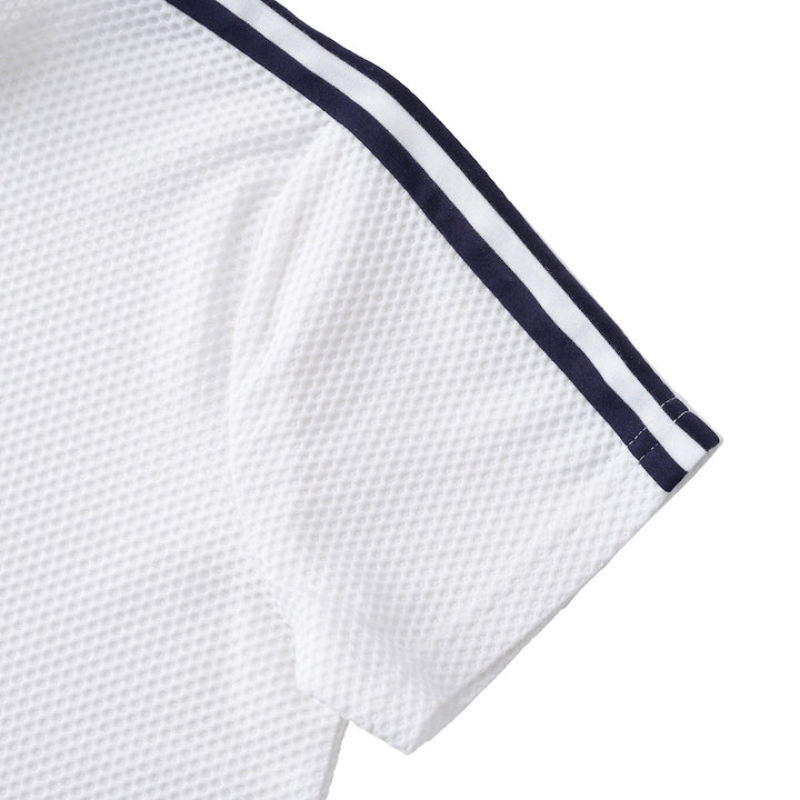 ゴルフ|レディース|プラスリッチメッシュモックネック(WHT)