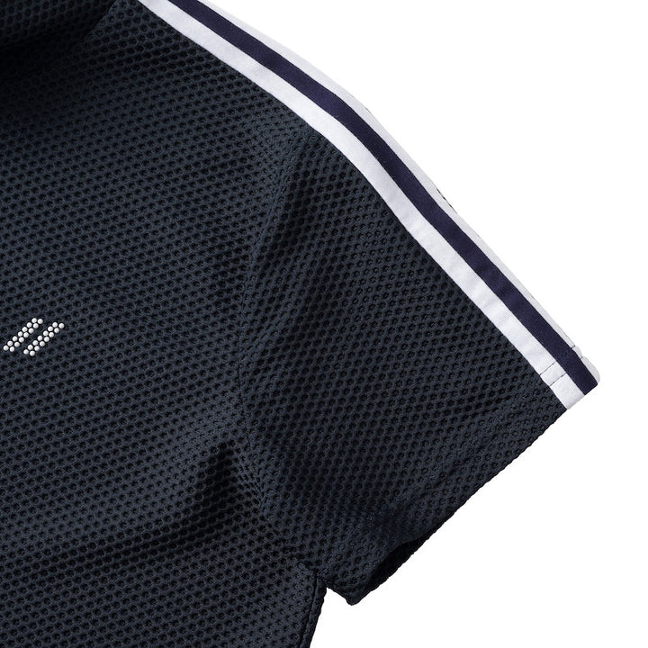 ゴルフ|L プラスリッチメッシュモックネック(NVY)