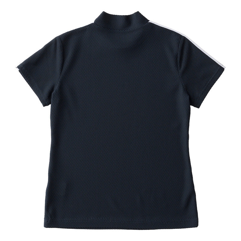 ゴルフ|L プラスリッチメッシュモックネック(NVY)