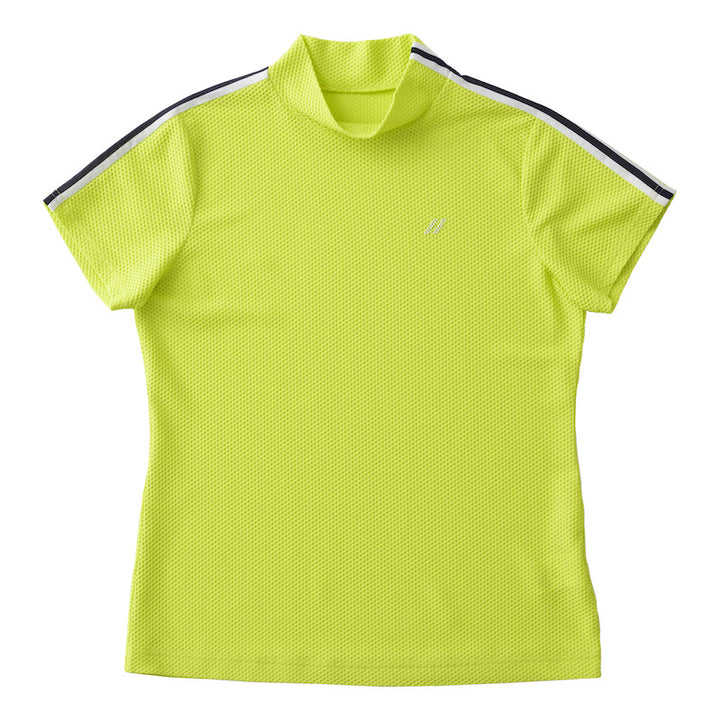 ゴルフ|レディース|プラスリッチメッシュモックネック(YLW)