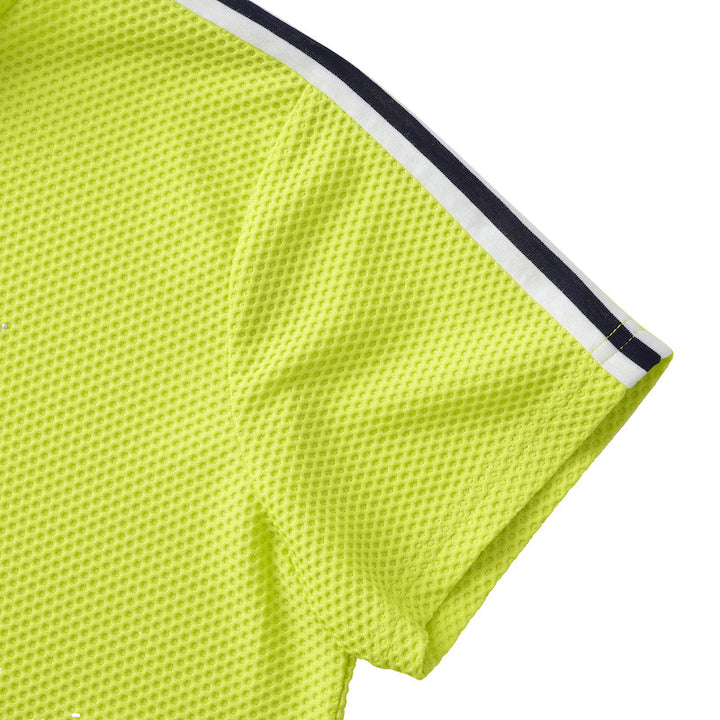 ゴルフ|レディース|プラスリッチメッシュモックネック(YLW)