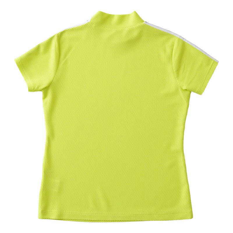 ゴルフ|レディース|プラスリッチメッシュモックネック(YLW)