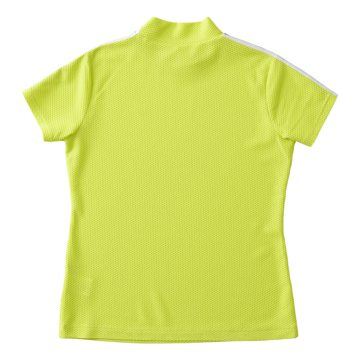 ゴルフ|レディース|プラスリッチメッシュモックネック(YLW)