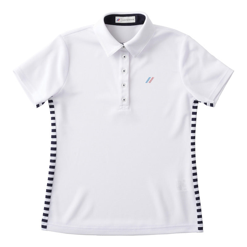 ゴルフ|レディース|クールマックスSBポロシャツ(WH/NV)