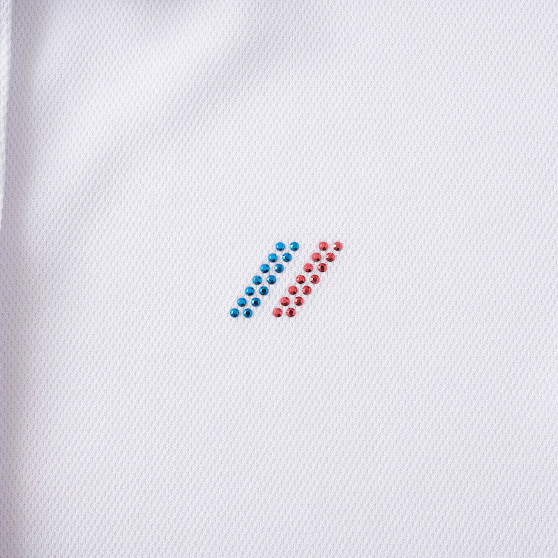 ゴルフ|レディース|クールマックスSBポロシャツ(WH/NV)