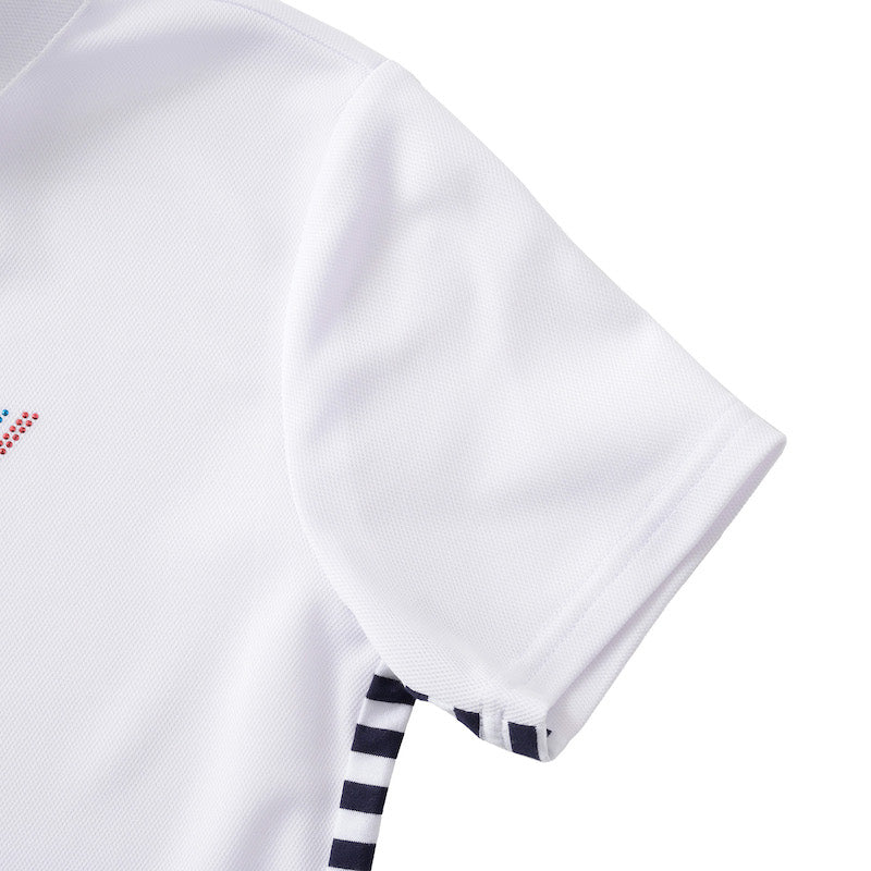 ゴルフ|レディース|クールマックスSBポロシャツ(WH/NV)