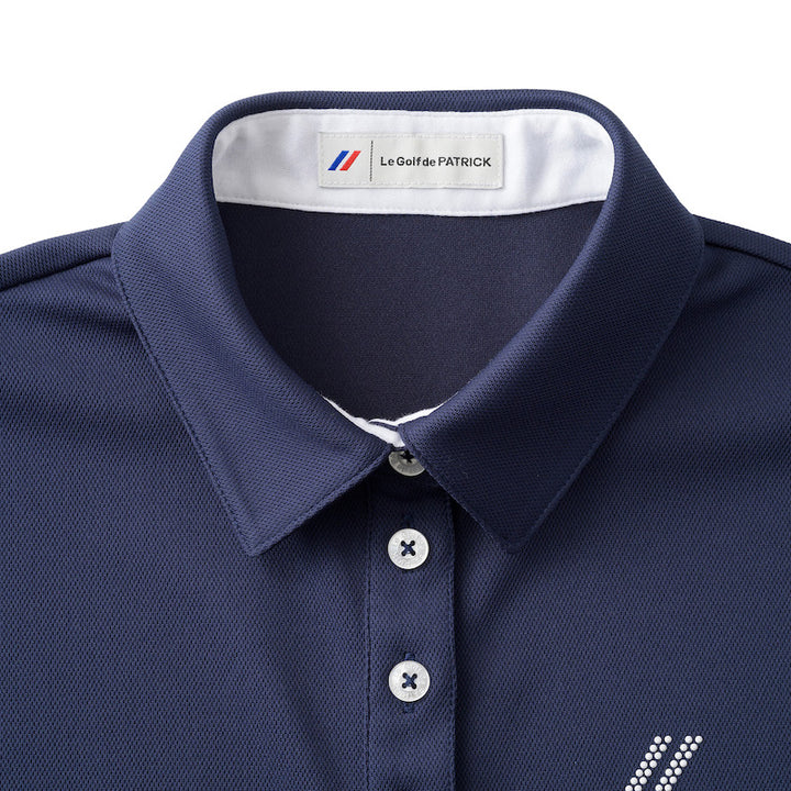 ゴルフ|レディース|クールマックスSBポロシャツ(NVY)