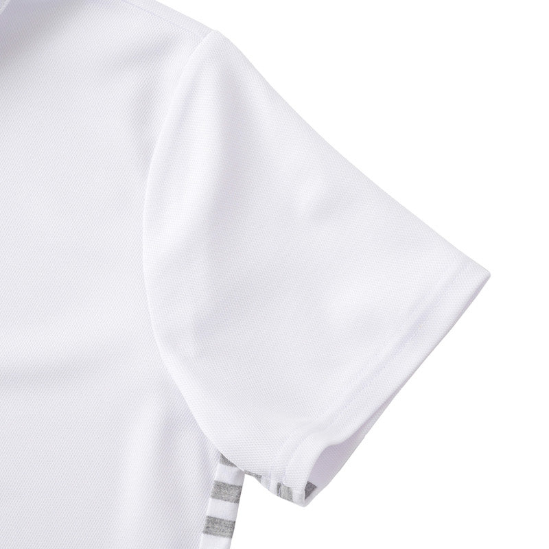 ゴルフ|レディース|クールマックスSBポロシャツ(WH/GY)