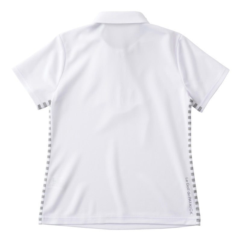 ゴルフ|レディース|クールマックスSBポロシャツ(WH/GY)