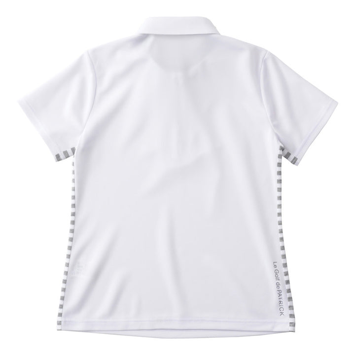 ゴルフ|レディース|クールマックスSBポロシャツ(WH/GY)