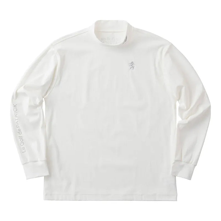 ゴルフ|メンズ|長袖ストレッチモックネック(WHT)