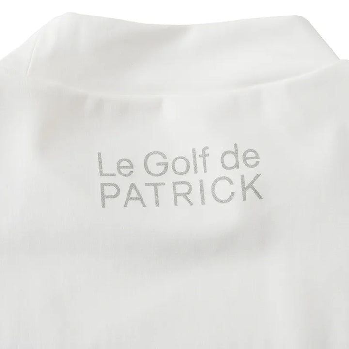 ゴルフ|メンズ|長袖ストレッチモックネック(WHT)