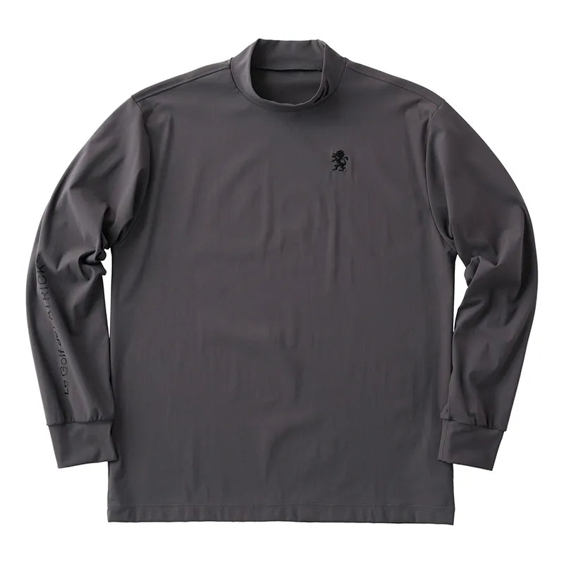 ゴルフ|メンズ|長袖ストレッチモックネック(D.GRY)