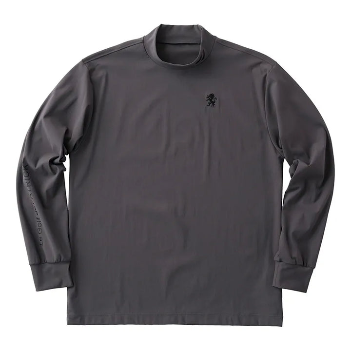 ゴルフ|メンズ|長袖ストレッチモックネック(D.GRY)