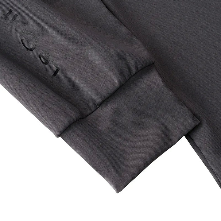 ゴルフ|メンズ|長袖ストレッチモックネック(D.GRY)