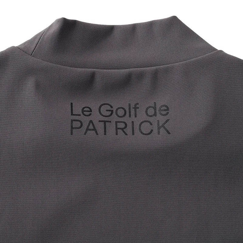 ゴルフ|メンズ|長袖ストレッチモックネック(D.GRY)