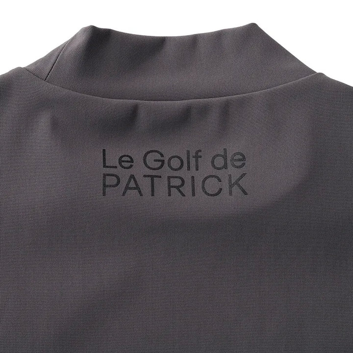 ゴルフ|メンズ|長袖ストレッチモックネック(D.GRY)