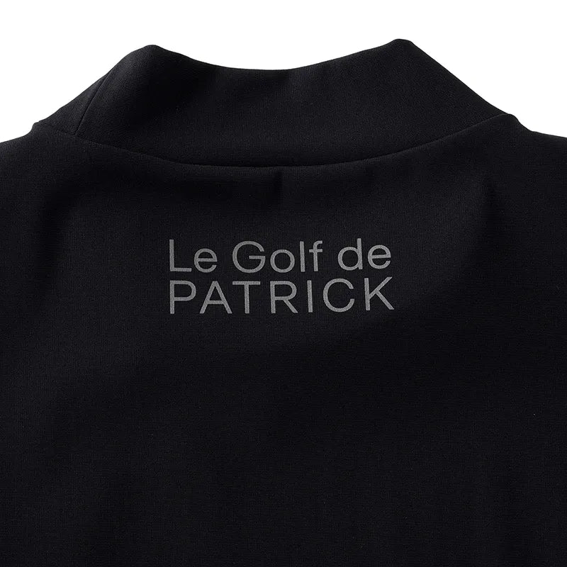 ゴルフ|メンズ|長袖ストレッチモックネック(BLK)