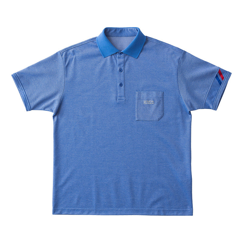 ゴルフ|メンズ|ポロシャツ(BLU)