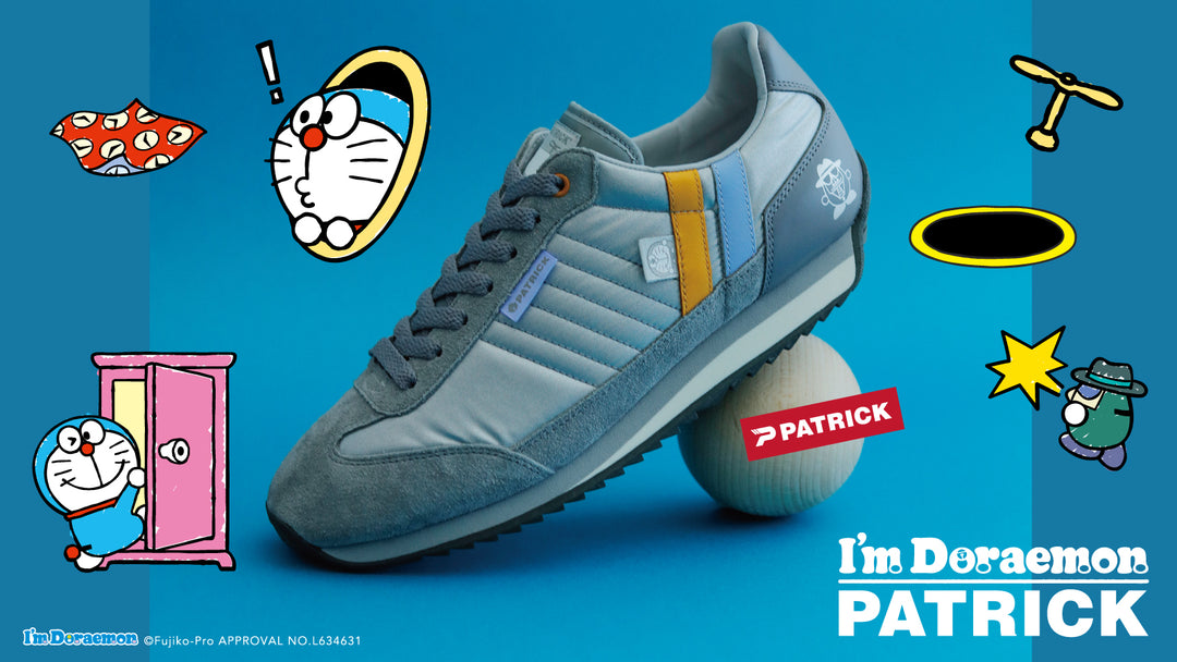 国民的人気キャラクター「ドラえもん」のパトリック別注スニーカーが公式オンラインショップで販売開始！