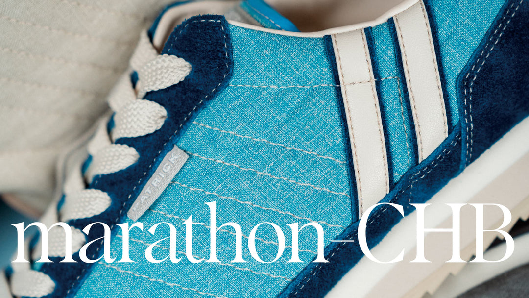 MARATHON-CHB<br>デニム素材で楽しむ定番スニーカーの魅力。