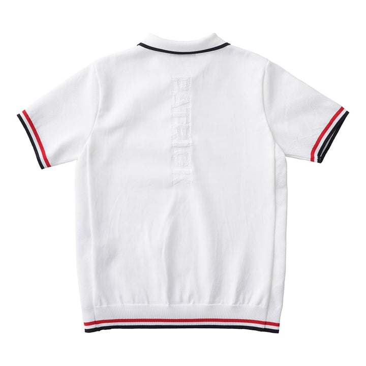 ゴルフ｜レディース｜アモッサニットポロシャツ（WHT）