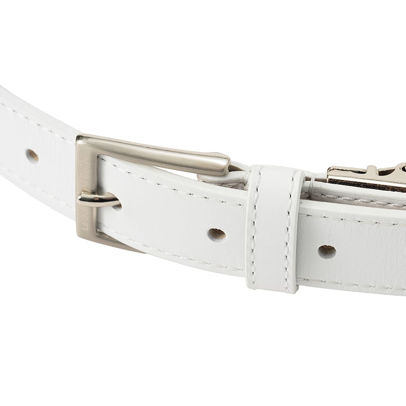 BACKLASH バックル シルバー９５０ホワイトレザー ベルト バックラッシュ ベルト シルバー950 BACKLASH バックル シルバー