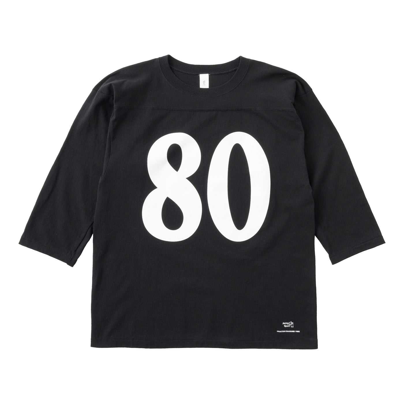 ジャジースポート｜80フットボールTシャツ（BLK）