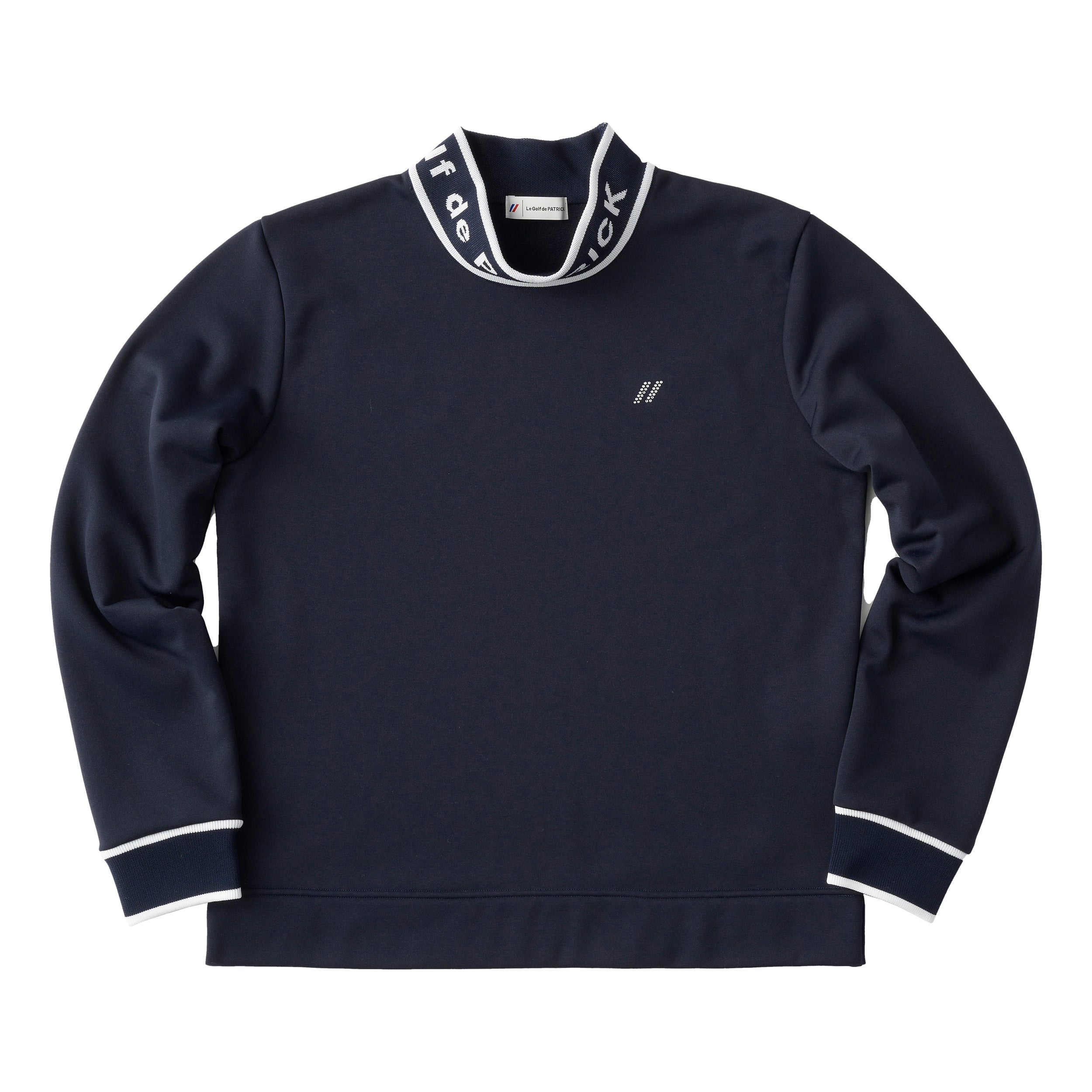 新品未使用品　Le Golf de PATRICK レディース　モックネックT レディースゴルフウエア ハーフZIPモックネックトップス