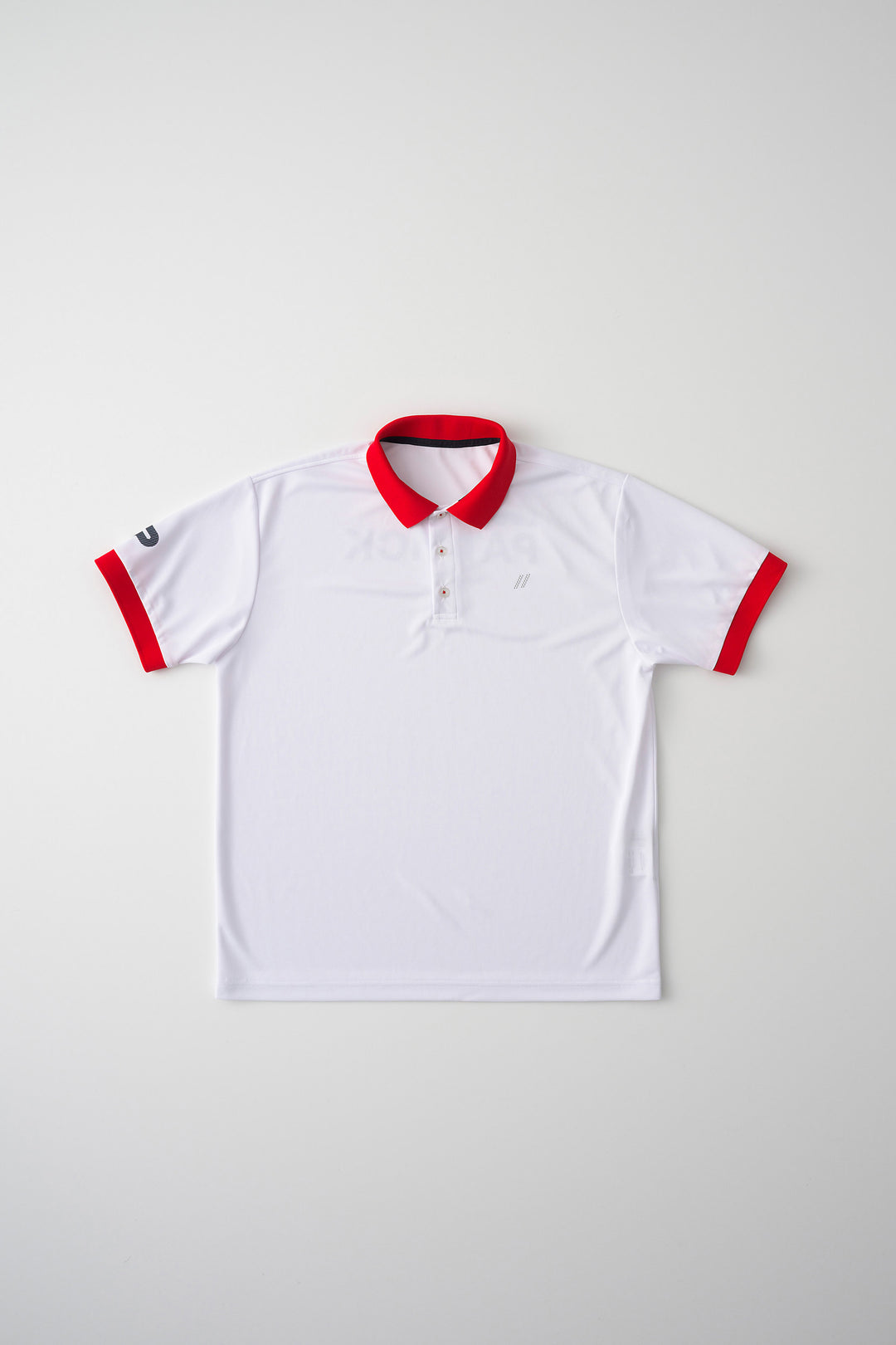 ゴルフ｜メンズ｜ピンメッシュニットポロシャツ（WH/RED）