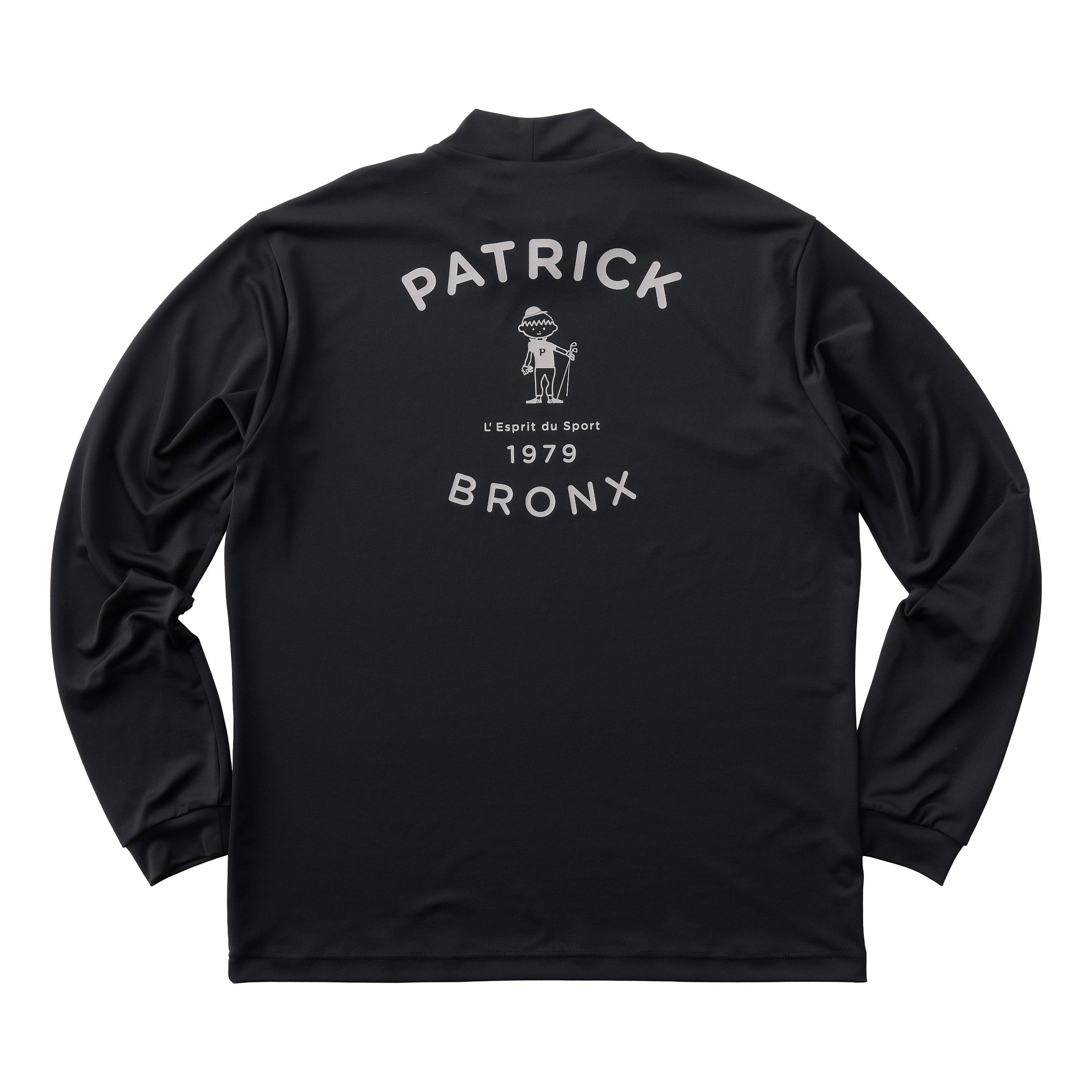 ゴルフ｜ユニセックス PG 長袖モックネック（BLK） – PATRICK