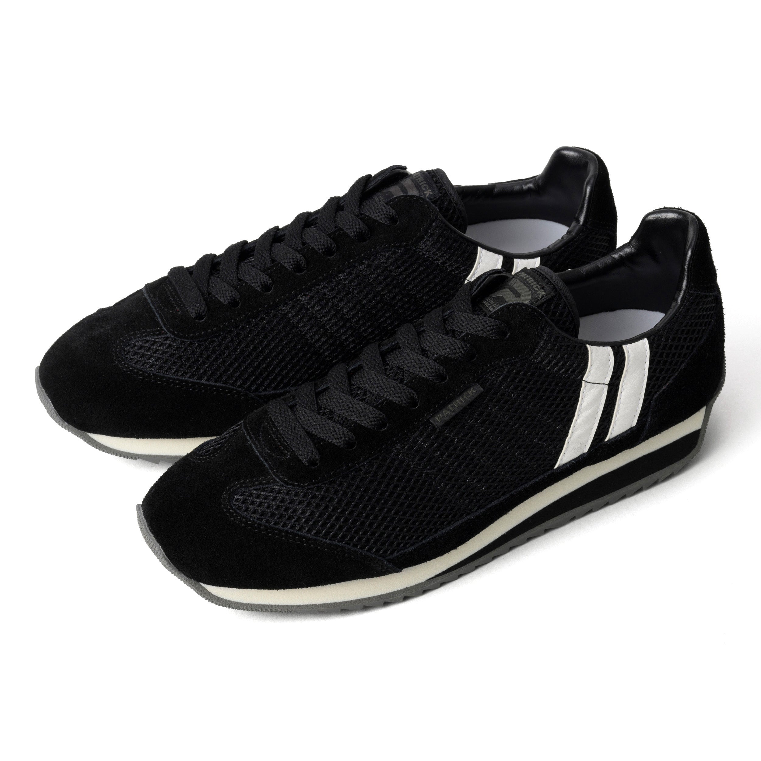 PRIDE 2024Sneakers ブラックMサイズレザー厚底メッシュレザー 3本ベルト厚底メッシュスニーカー（スニーカー） | ESPERANZA