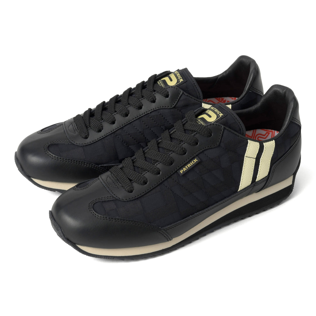 B06207 未使用品 PATRICK MARATHON-V-J：21 ブラック マラソン・モザイクジャカード｜MARATHON-MJ（BLK） – PATRICK