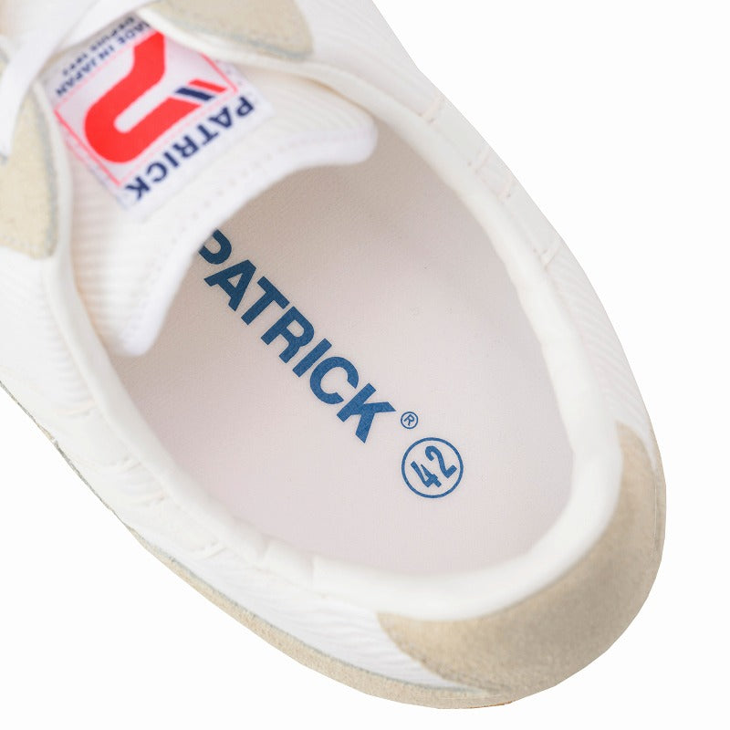 Patrick marathon st 38 ホワイト マラソン・ストライプ｜MARATHON-ST（WHT） – PATRICK