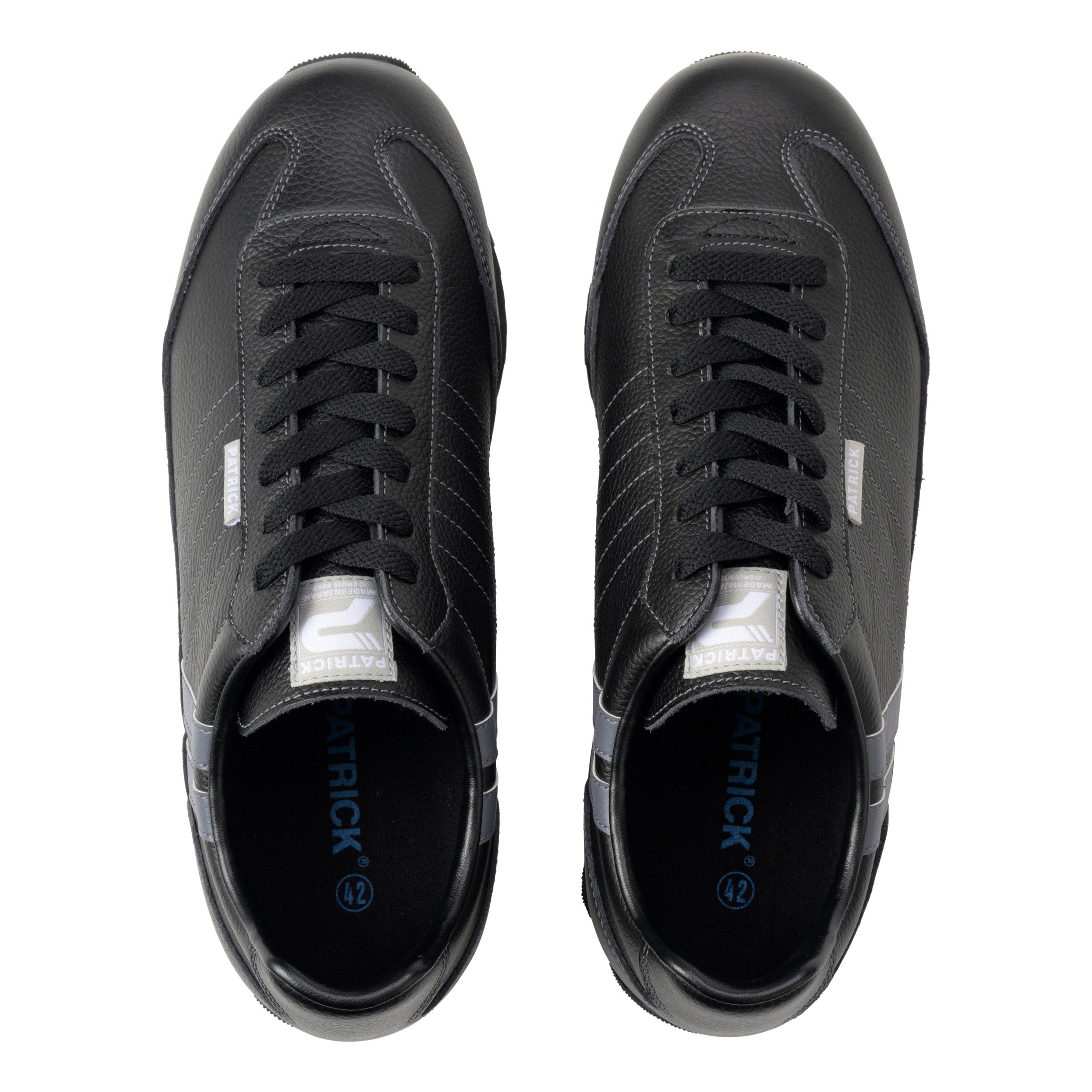 最終値下げ Mikel Patrik Avery Bolster Type Ⅰ マラソン・レザー｜MARATHON-L（BKGY） – PATRICK｜パトリック