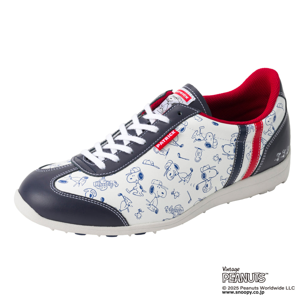 PATRICK スヌーピー パミールCP ゴルフシューズ ゴルフ｜パミール・カップ スヌーピー｜PAMIR-CP/SNP（WHT） – PATRICK