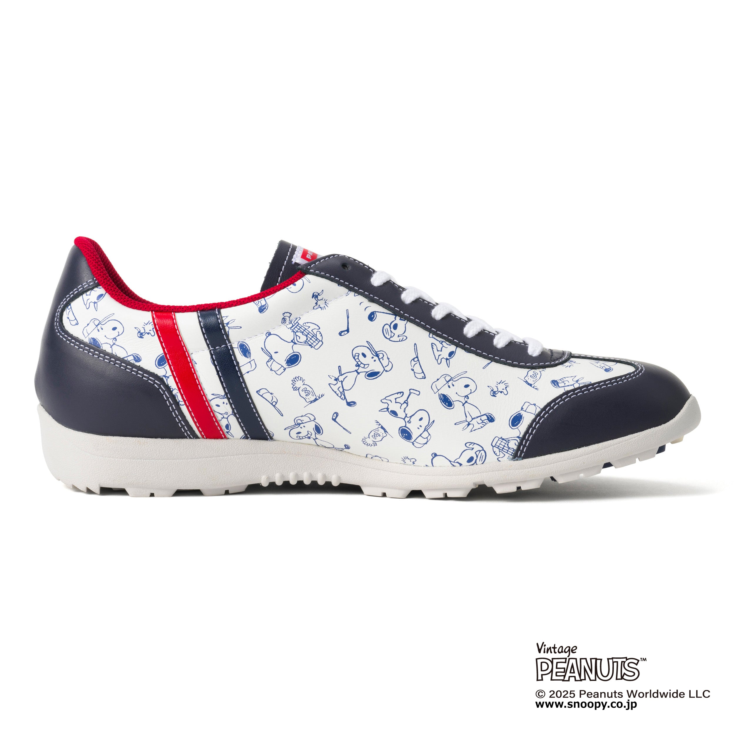 PATRICK スヌーピー パミールCP ゴルフシューズ ゴルフ｜パミール・カップ スヌーピー｜PAMIR-CP/SNP（WHT