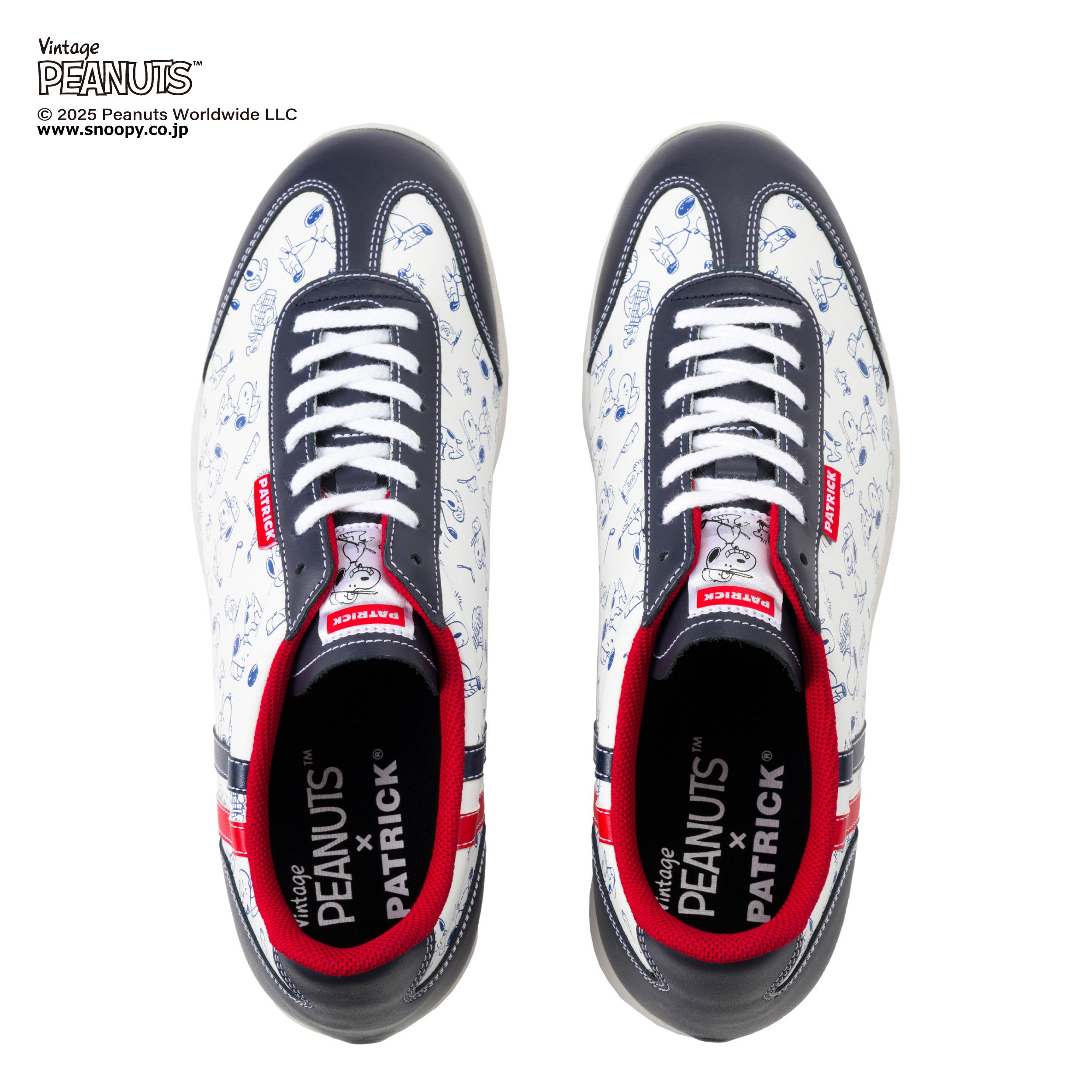 PATRICK スヌーピー パミールCP ゴルフシューズ ゴルフ｜パミール・カップ スヌーピー｜PAMIR-CP/SNP（WHT